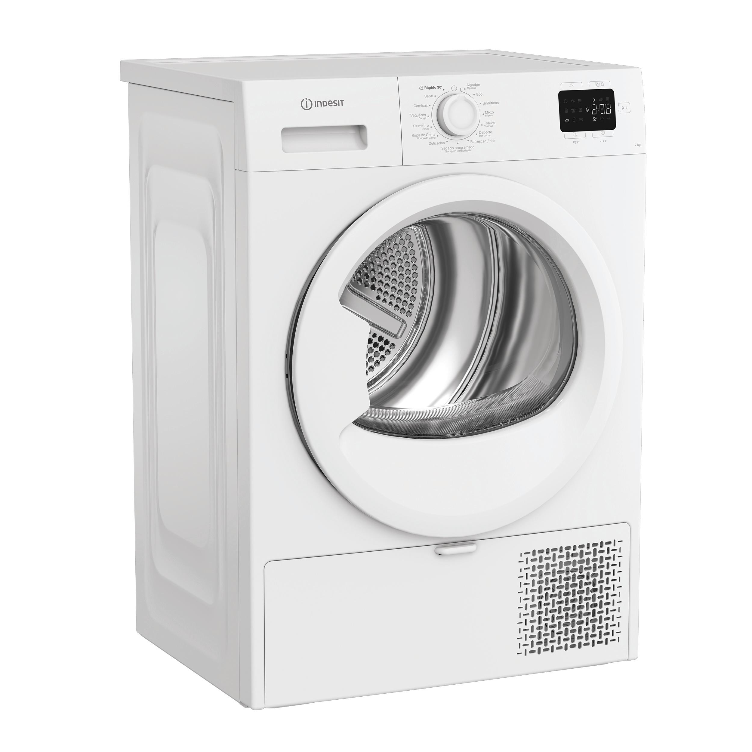 Indesit Secador C YSD 72D WW SPT Branco Perspective