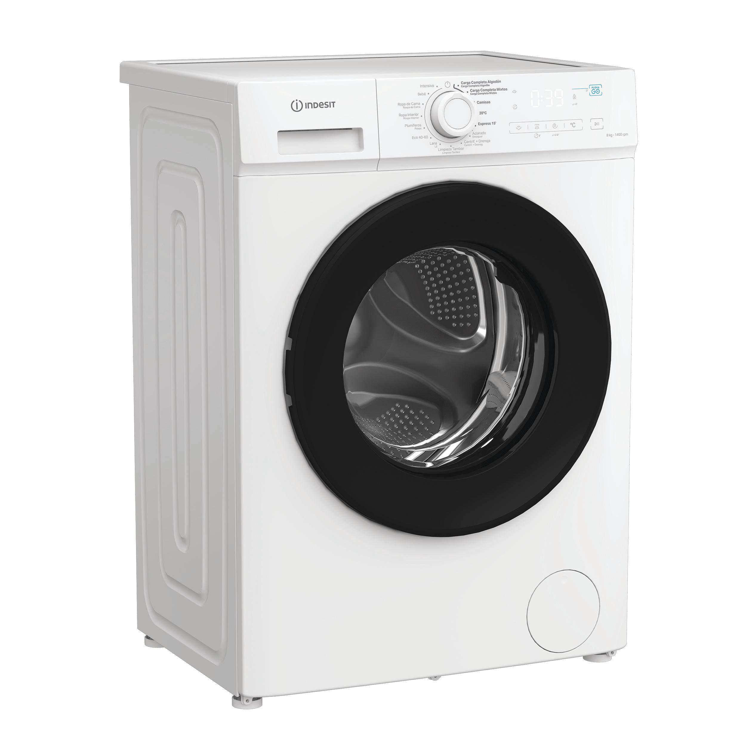 Indesit Máquina de lavar roupa Livre Instalação IMA 864B MY TIME SPT Branco Carga Frontal A Perspective