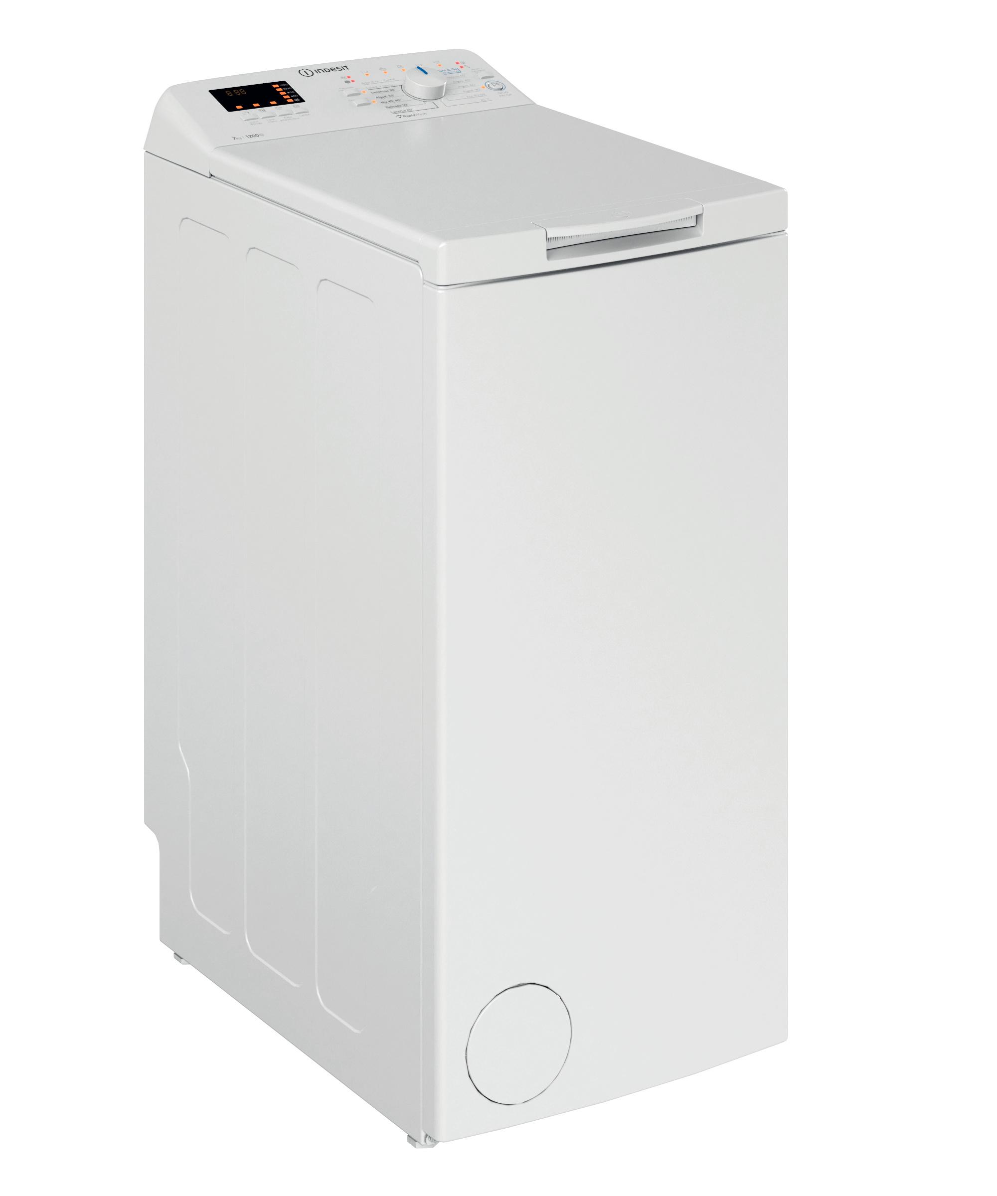 Indesit Máquina de lavar roupa Livre Instalação BTW S72200 SP/N Branco Carga superior E Perspective