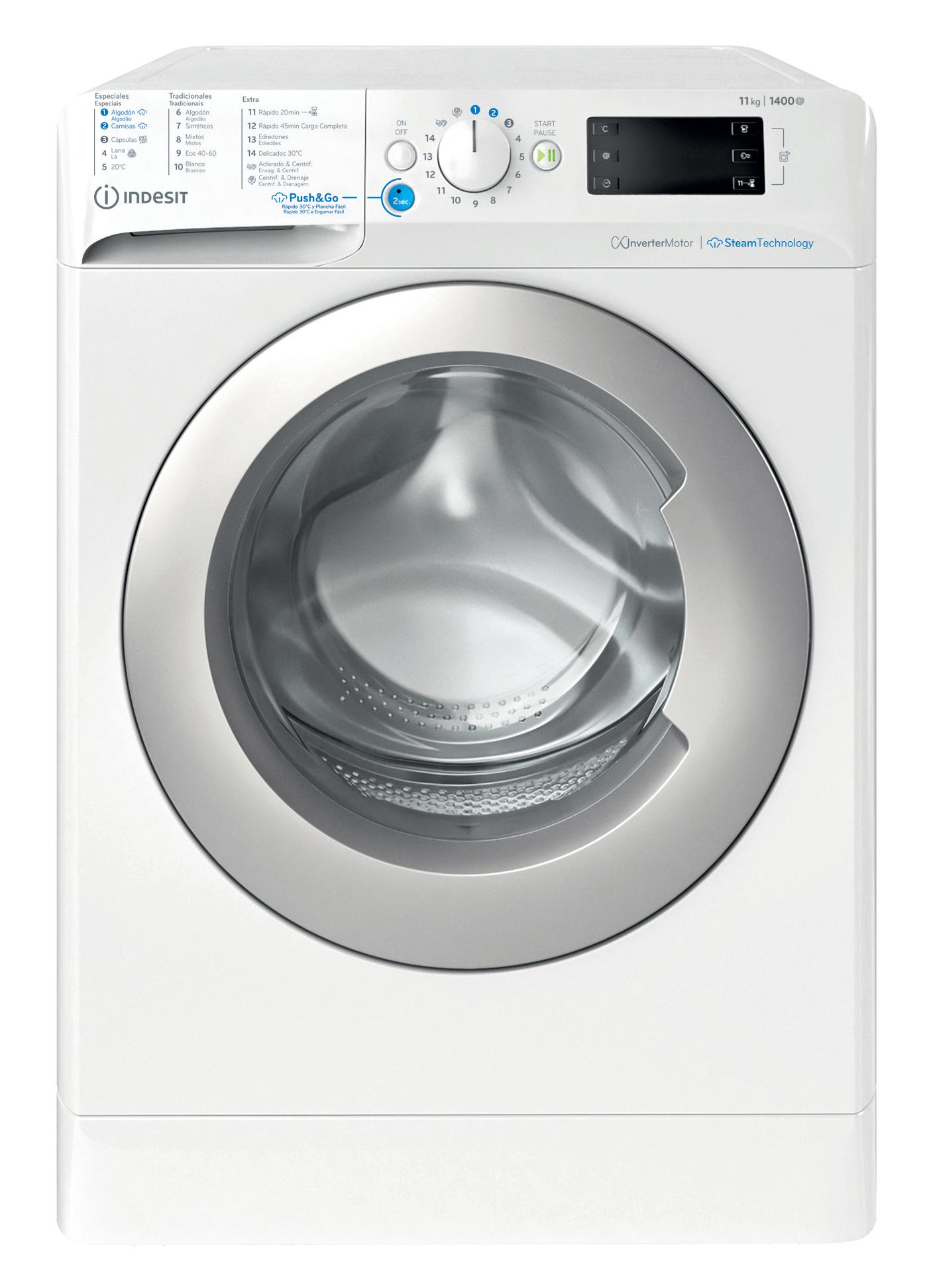 Indesit Lavadora Libre instalación BWE 111496X WSV SPT Blanco Cargador frontal A Frontal