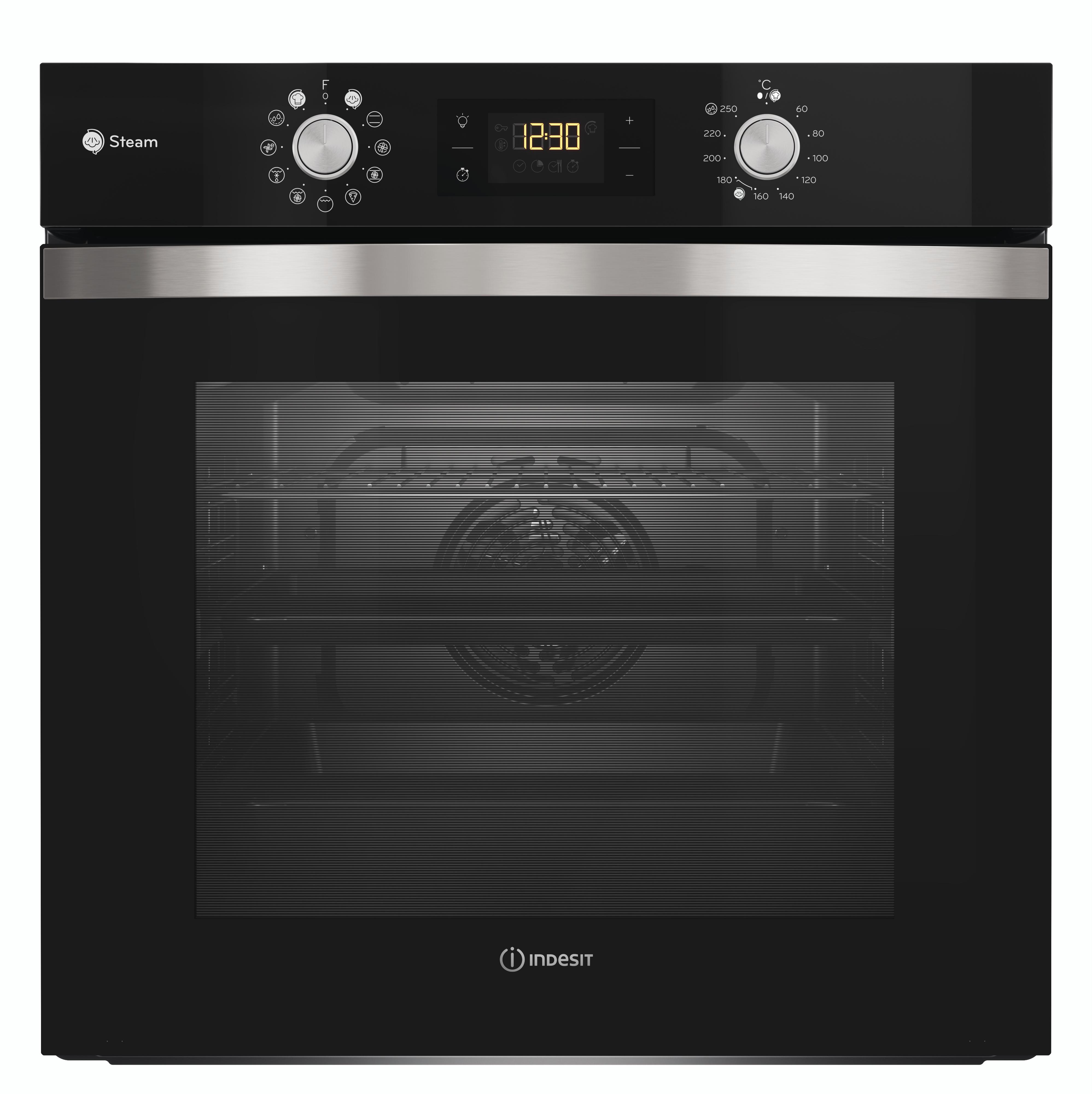 Indesit Фурна Вграден IFWS 4841 JH BL Електрическо A+ Frontal