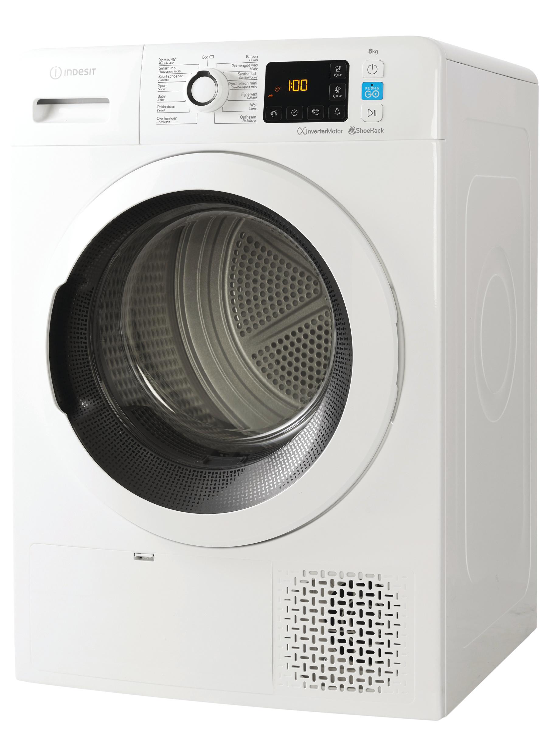 Indesit Droger YTBE M11 83K RX Wit Perspective