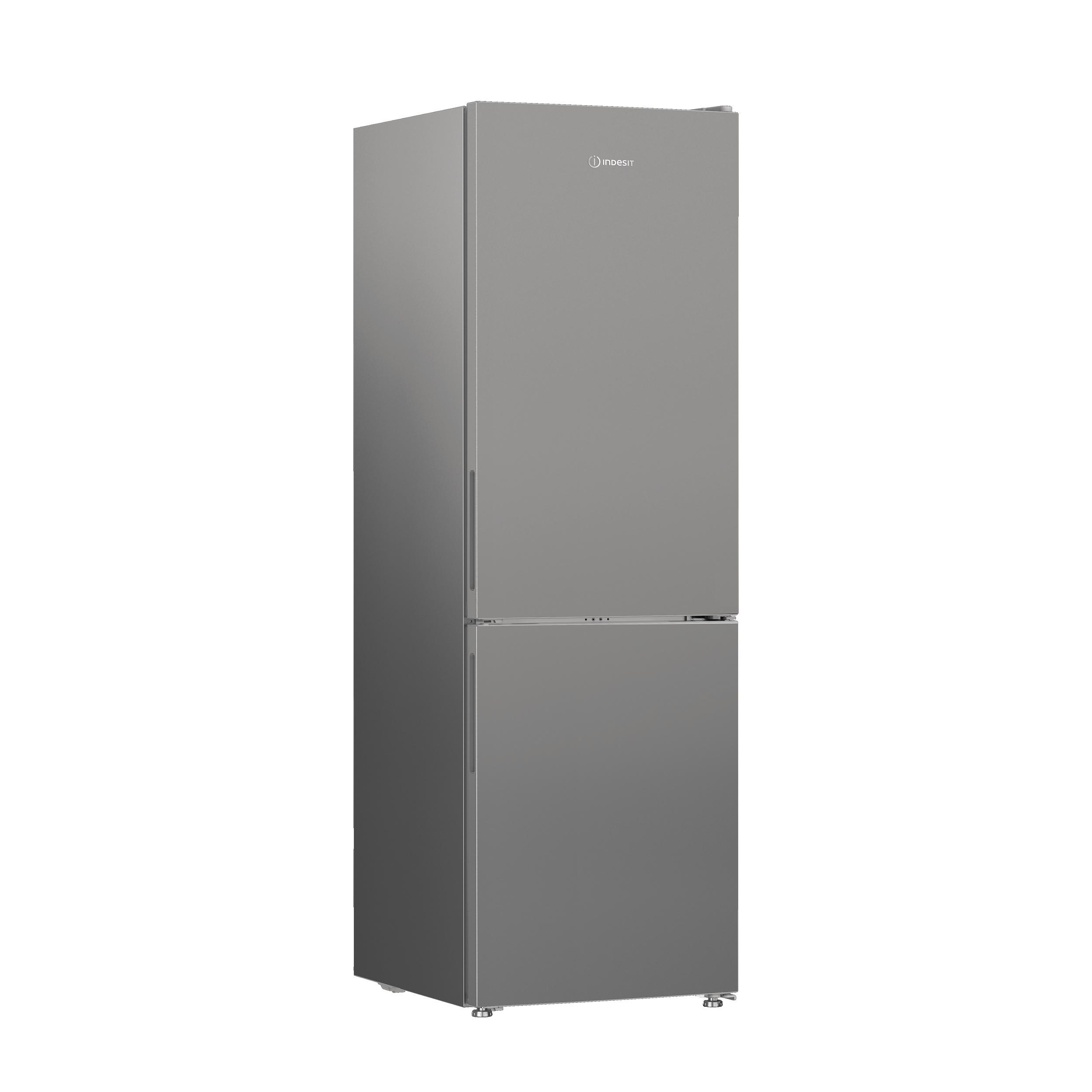 Indesit Koel/vriescombinatie Vrijstaand INK25362S5E New Silver – ARC 1035 2 deuren Perspective