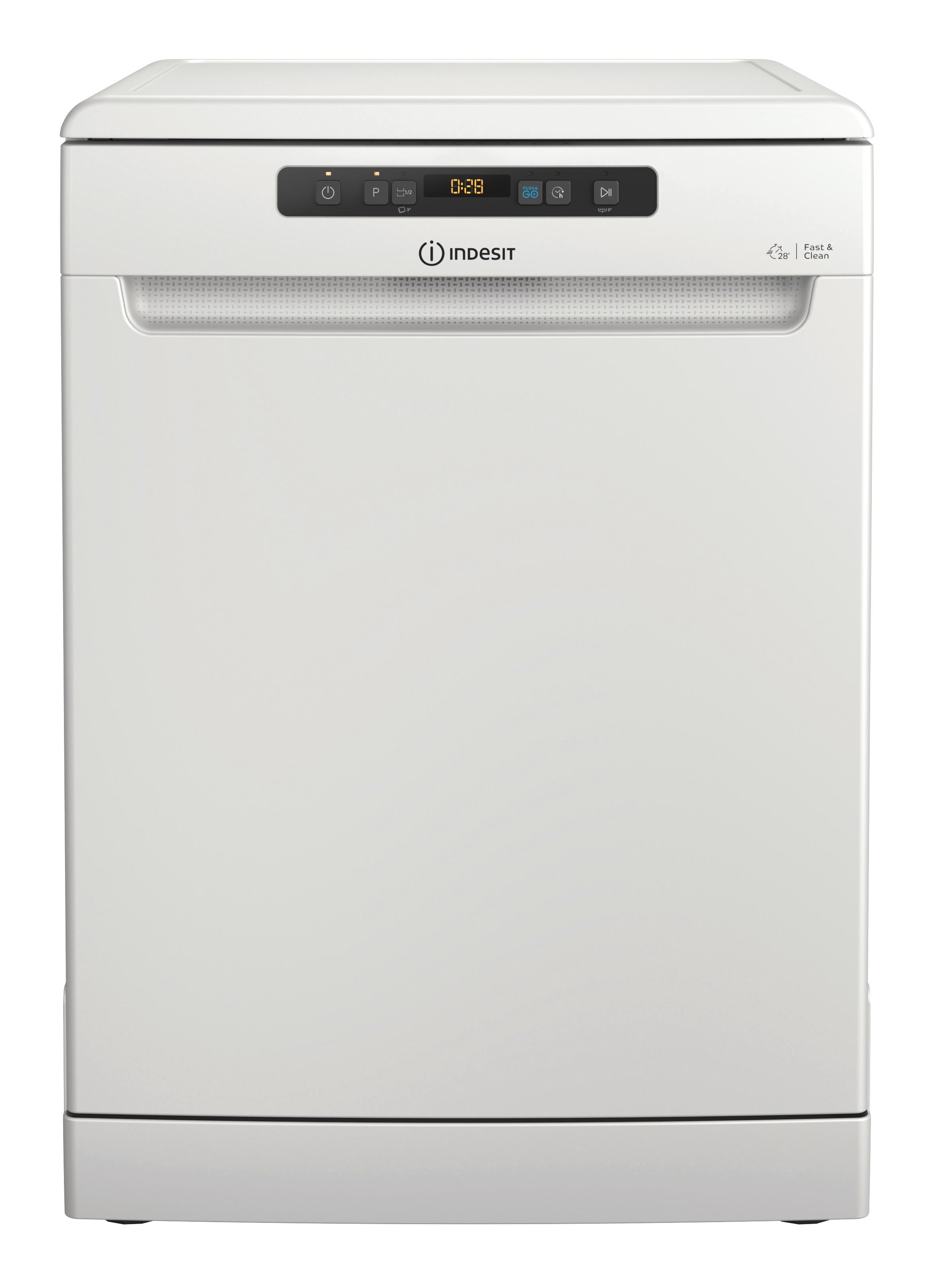Indesit Máquina de lavar loiça Livre Instalação IN2FFD14CN6W Livre Instalação D Frontal