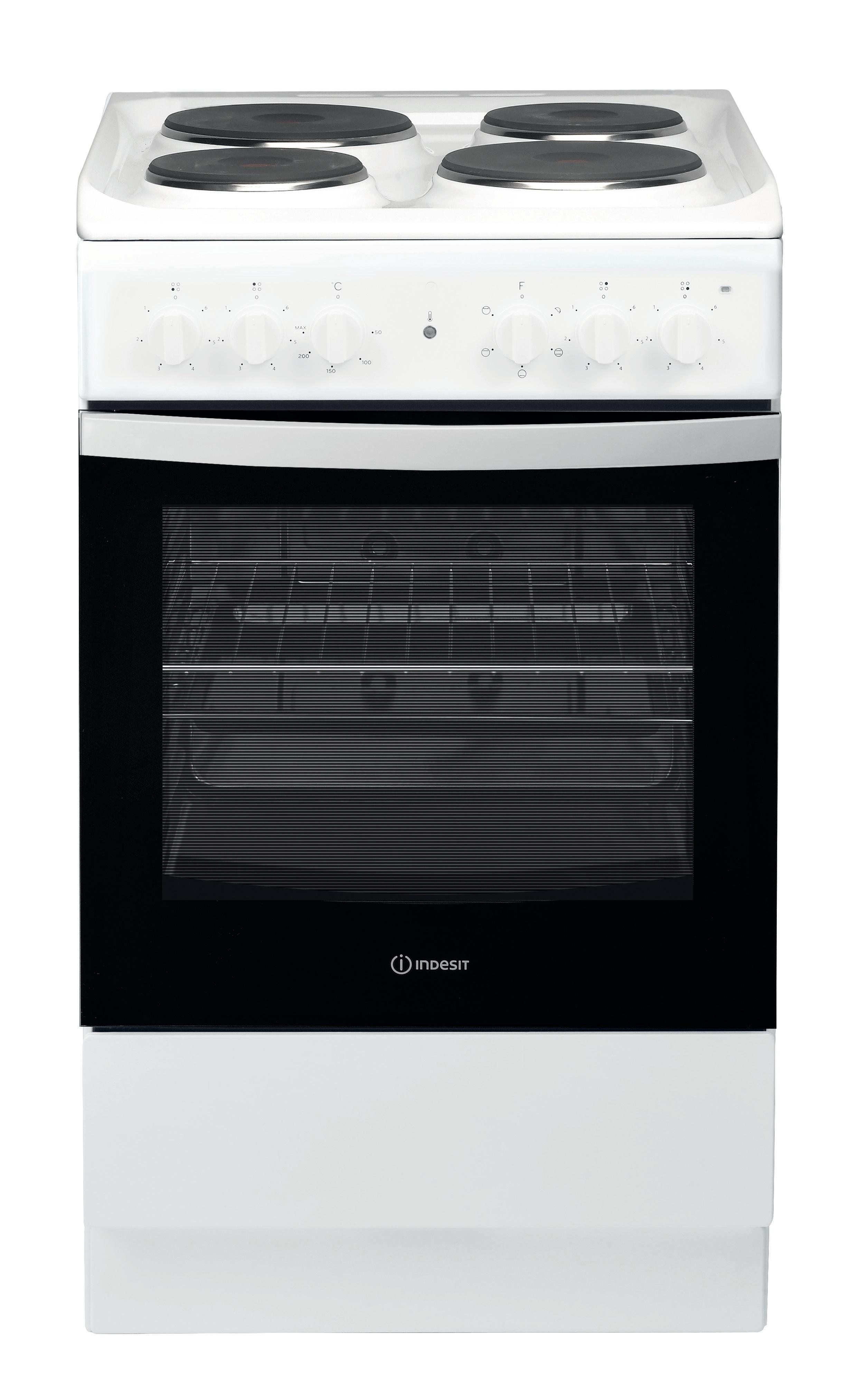 Indesit Fogão IS5E4KHW/EU Branco Electrical Frontal