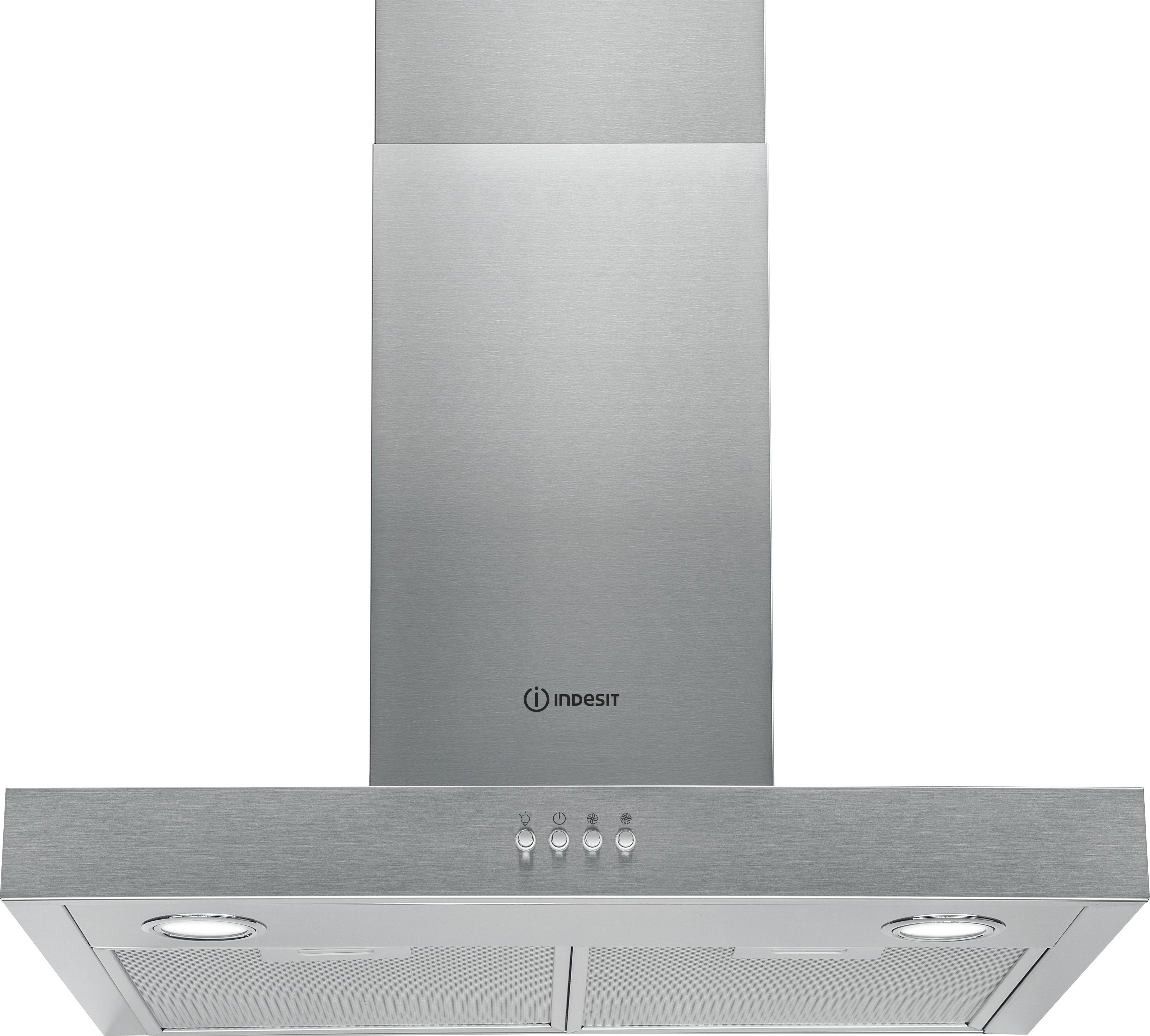 Indesit Campana Encastre IHBS 6.5 LM X Inox Wall-mounted Mecánico Frontal