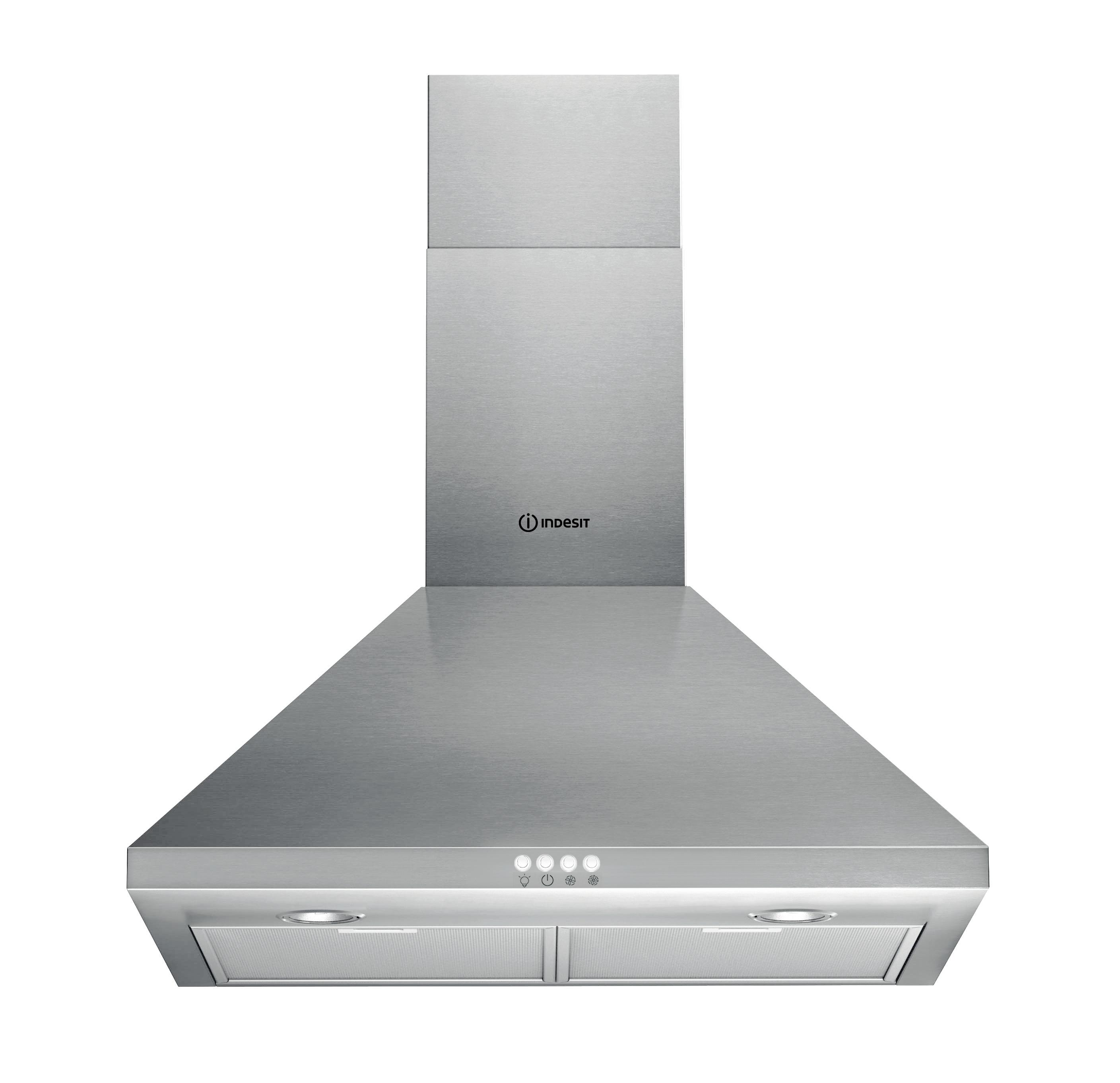 Indesit Campana Encastre IHPC 6.5 LM X Inox Wall-mounted Mecánico Frontal