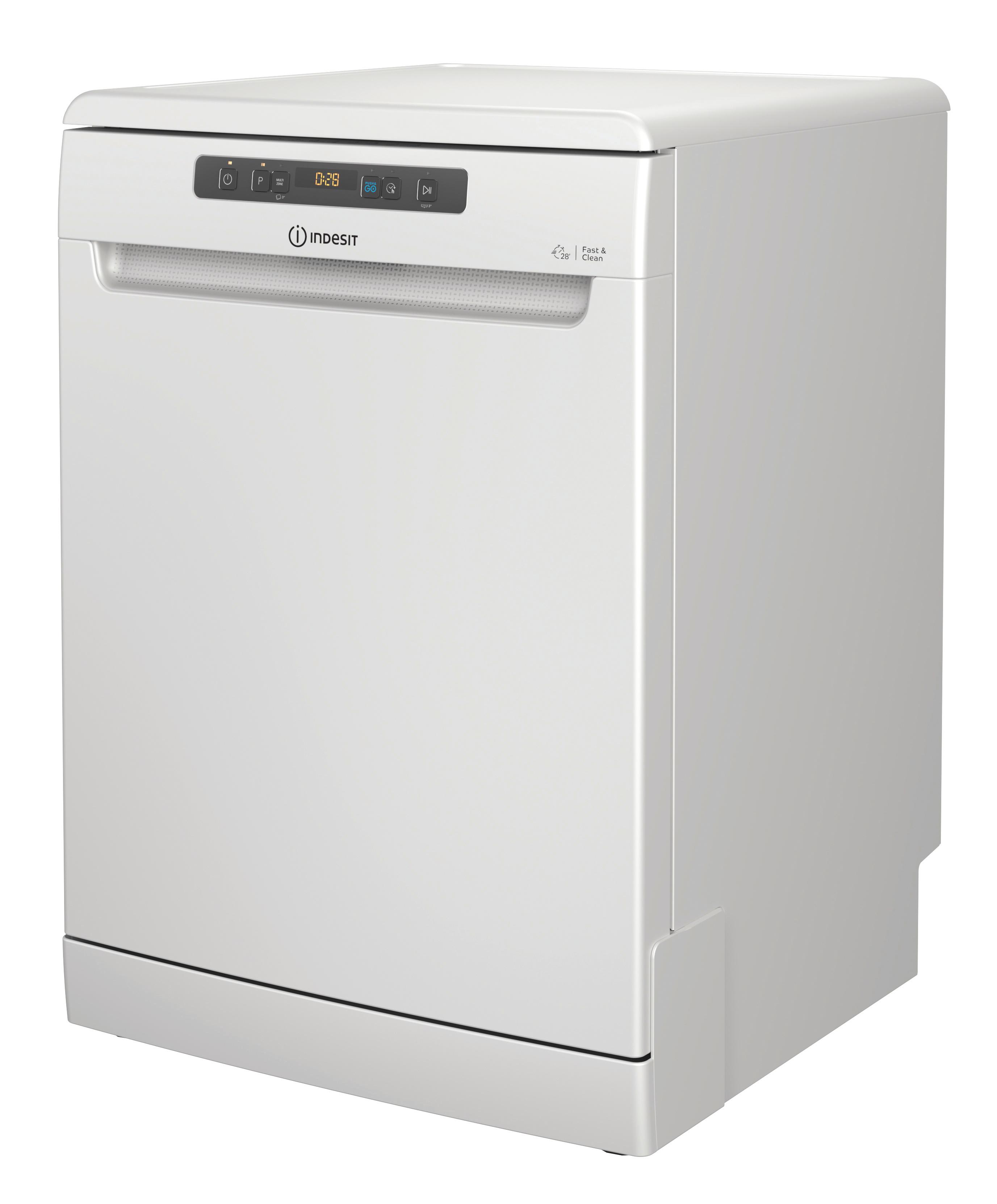 Indesit Съдомиялна машина Свободностоящи IN4FFD14CN6W Свободностоящи D Perspective