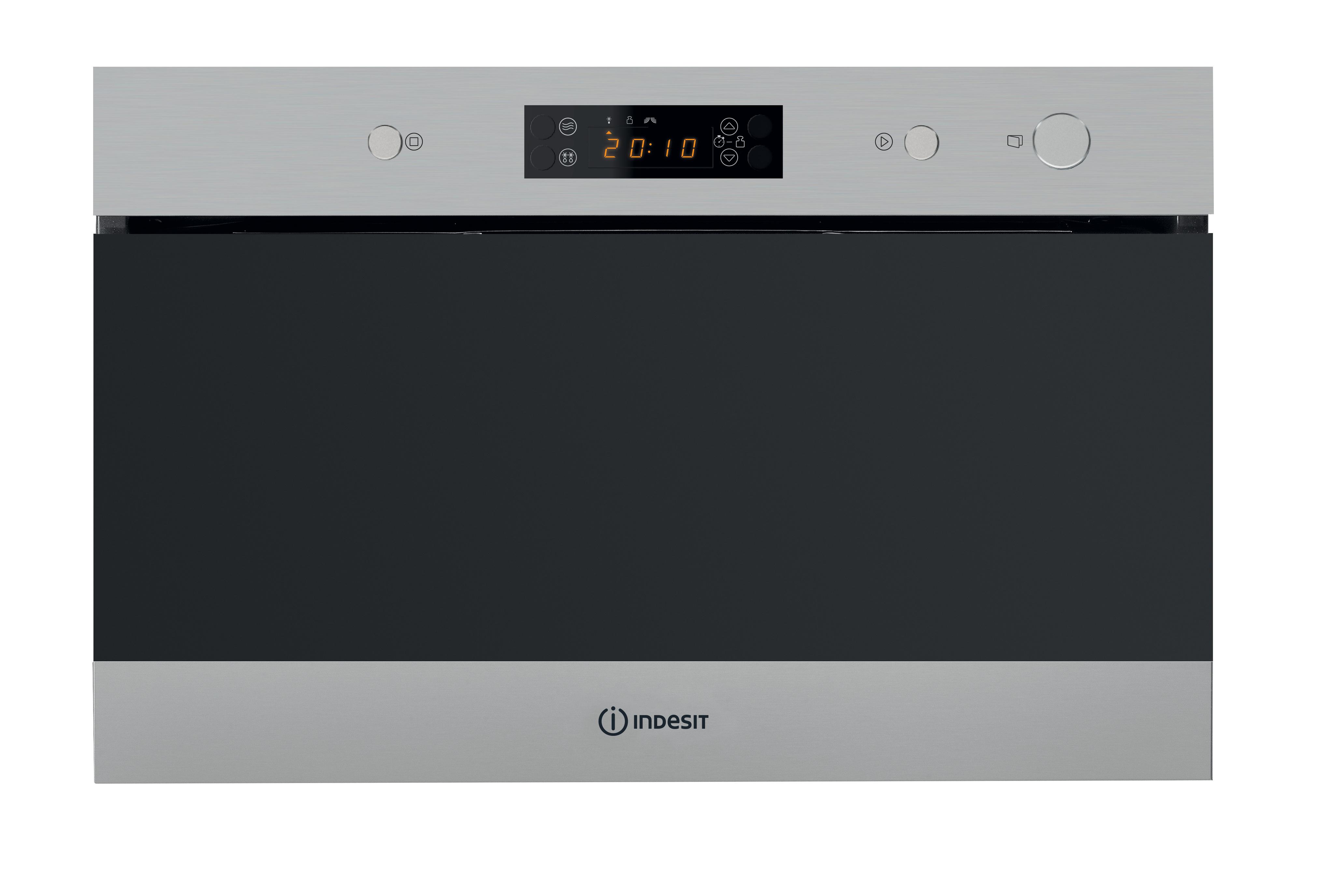 Indesit Mikrovalna pećnica ugradbeni MWI 6211 IX Nehrđajući čelik Elektronička 22 Samo MW 750 Frontal