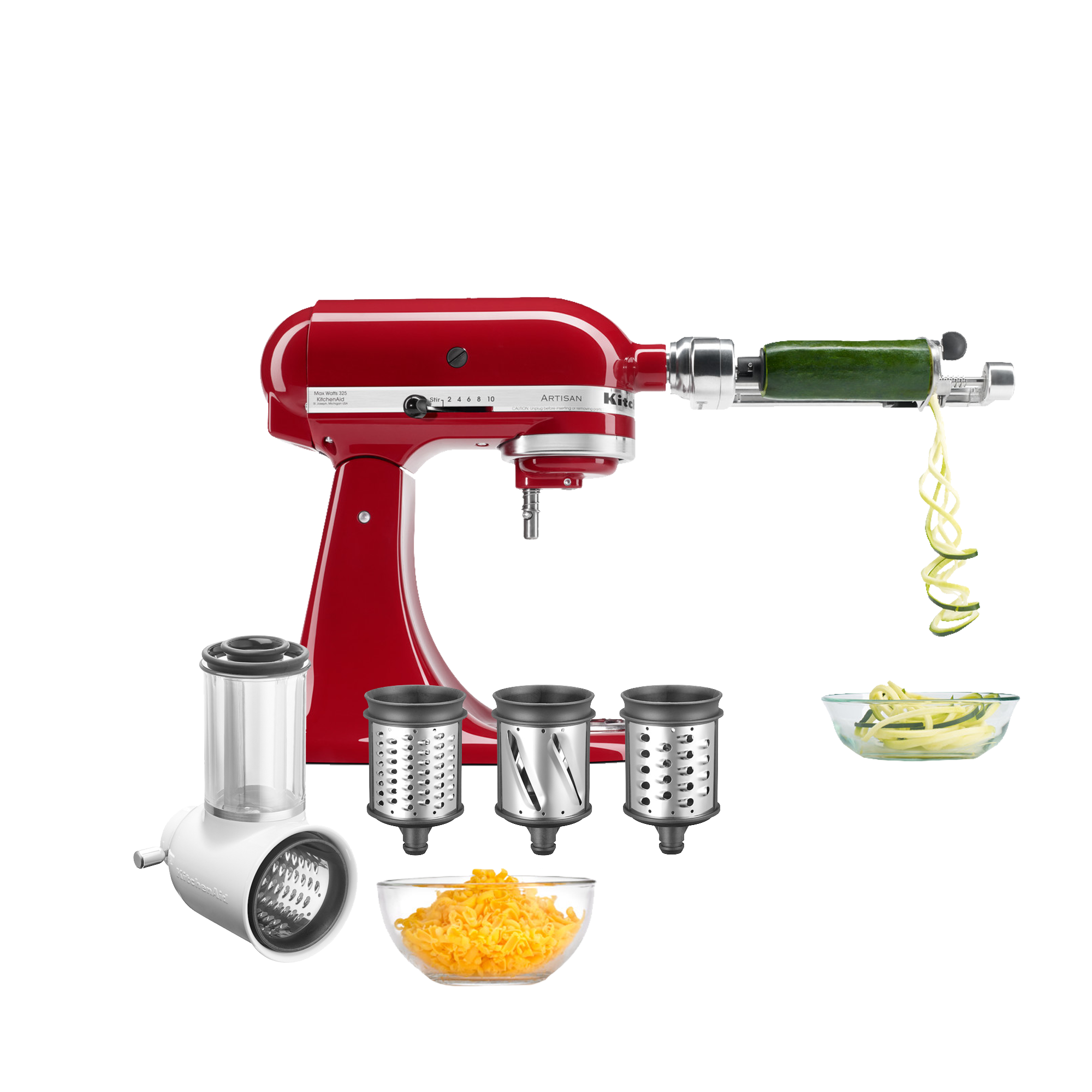 KitchenAid Spiralizer 5-blade shops Attachment set for Stand Mixer