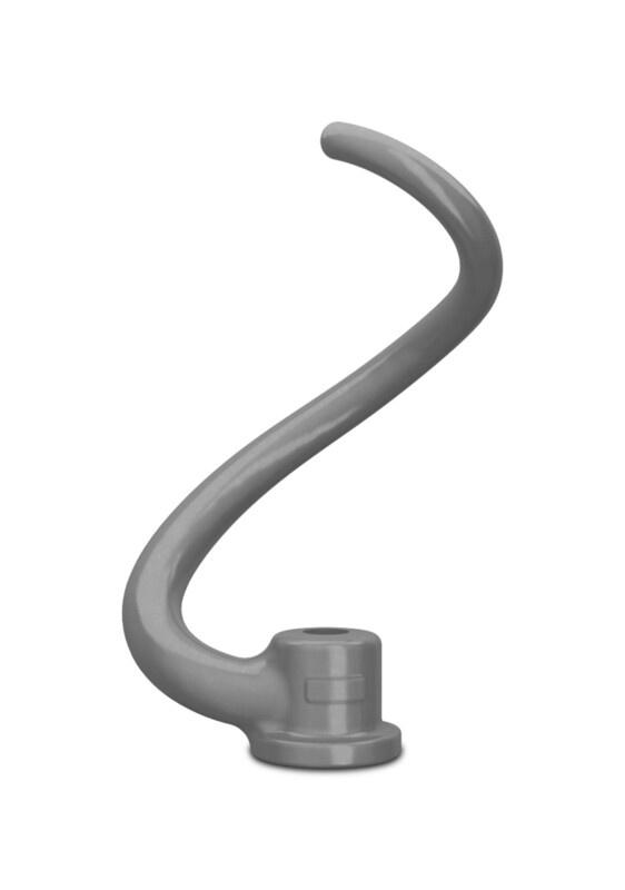 DOUGH HOOK FOR LARGE BOWL LIFT MIXERS SILVER COATED KitchenAid UK