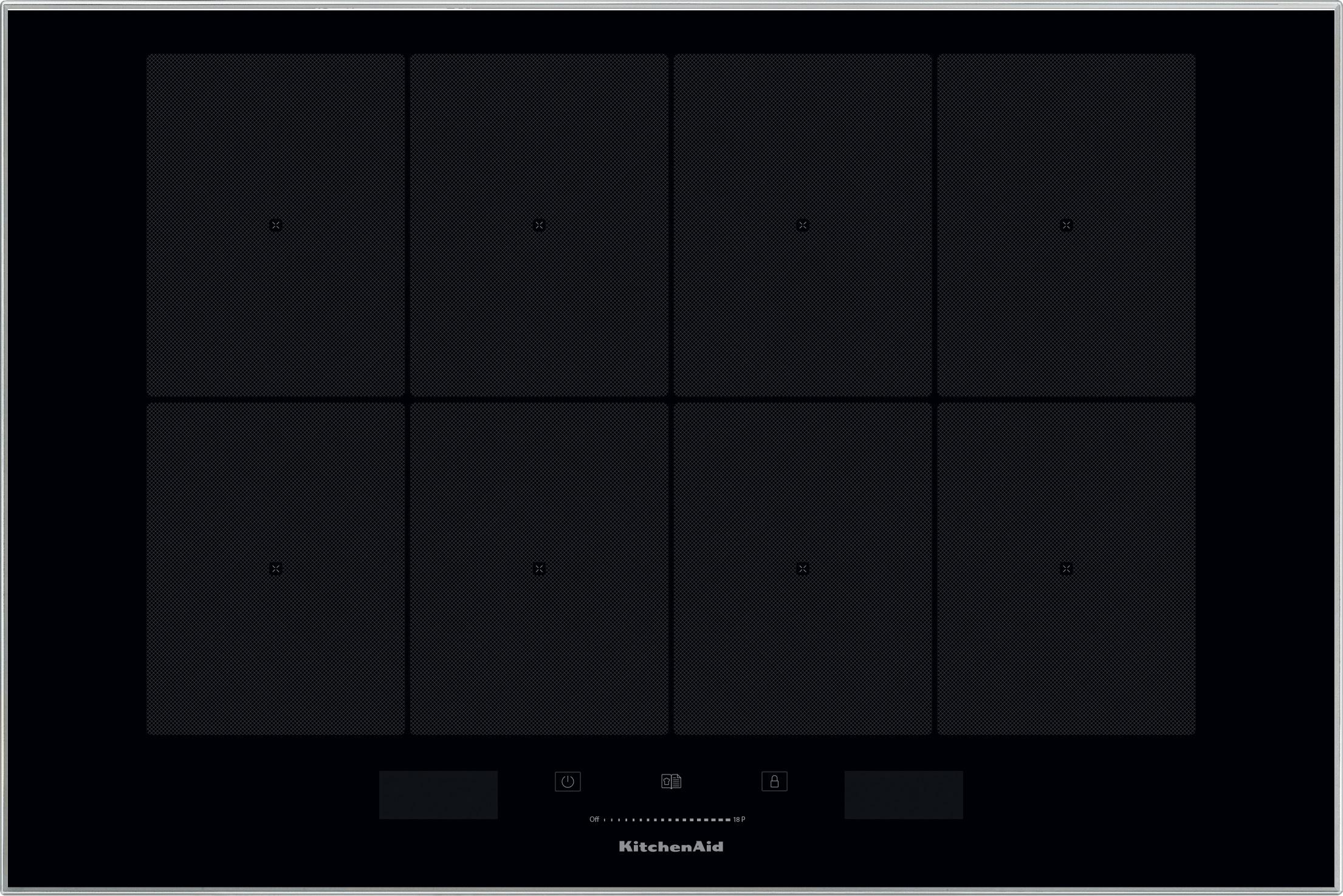 Kitchenaid Spishäll KHIAS 87700 Svart Induction vitroceramic Frontal