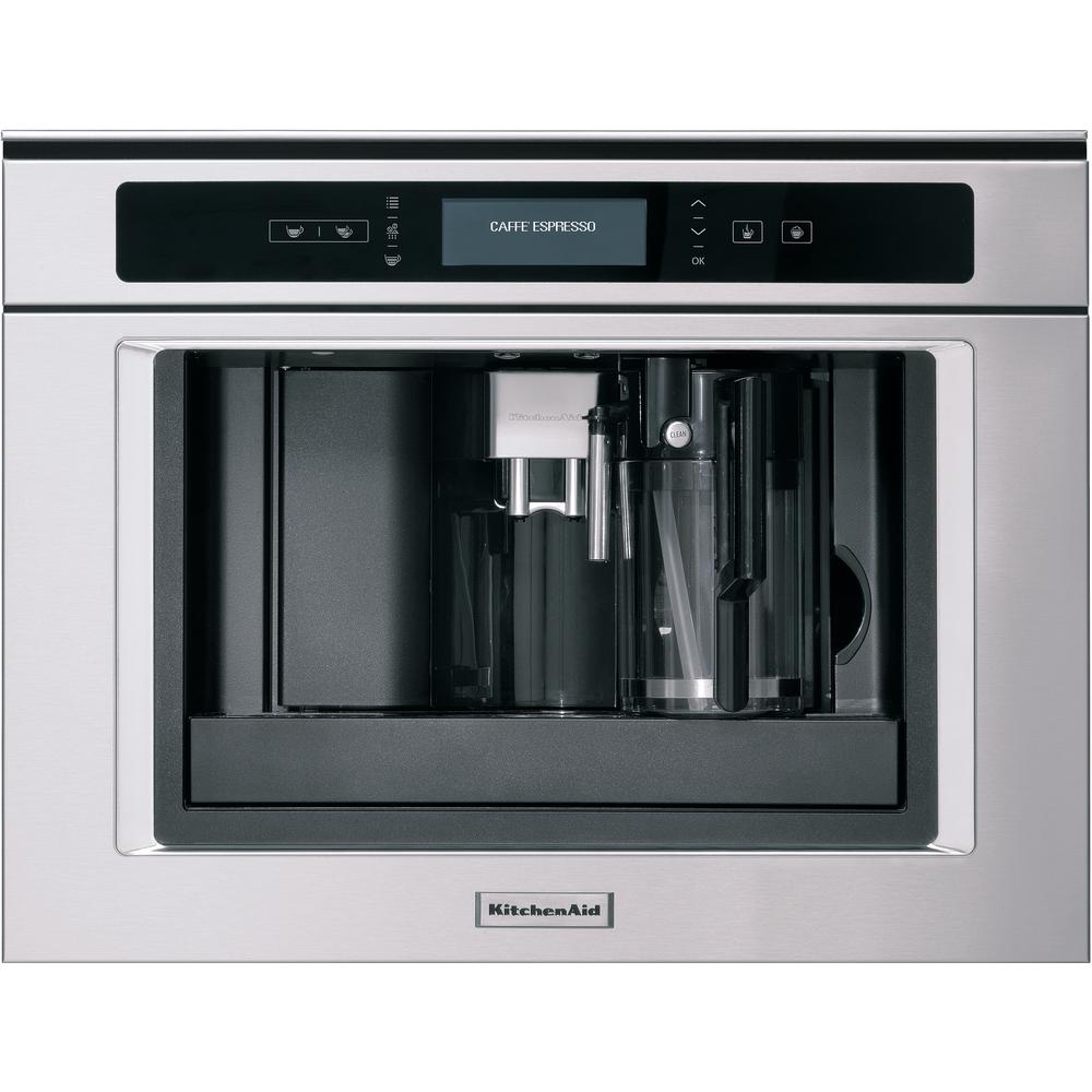 Kitchenaid Inbyggd kaffemaskin KQXXX 45600 Rostfri Fully automatic Frontal