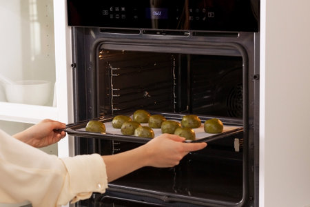 Keksići s matchom - step10