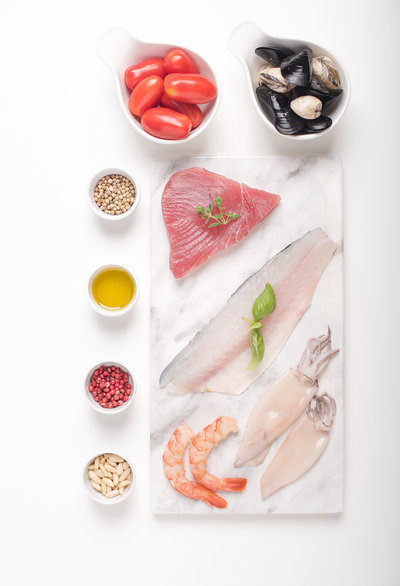 Soupe de poisson moderne ingredients