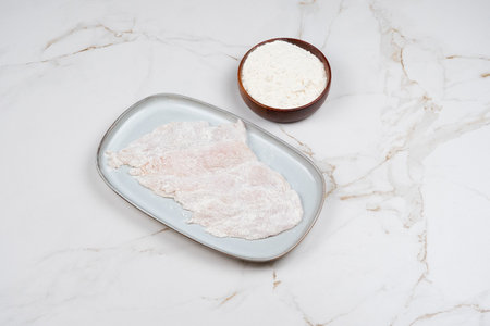 Escalopes de frango com molho de limão - step1