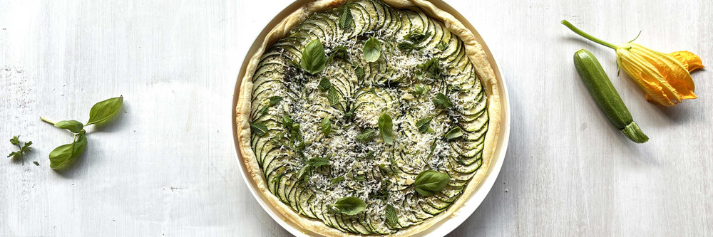 Tarte fine aux courgettes de Sophie main image