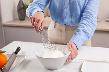 Tvåfärgad chokladmousse gjord med Whirlpool i100 induktionshäll - step3