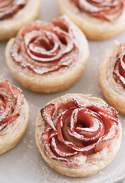 Epleroser med butterdeig ingredients