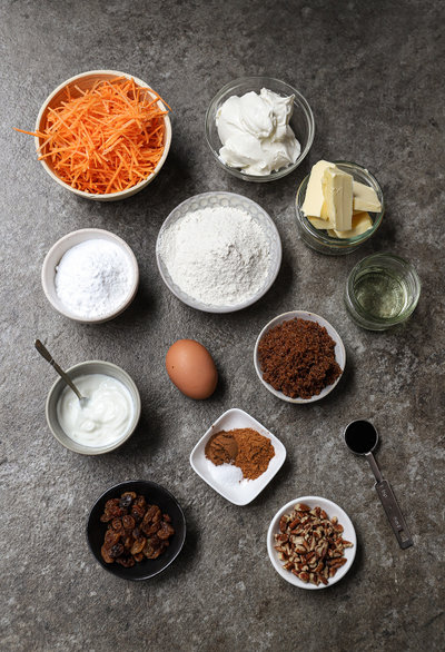 Mattanja's carrotcake ingredients