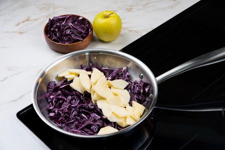 Rodekool met appels - step6