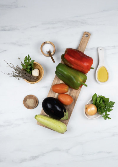 Ratatouille ingredients