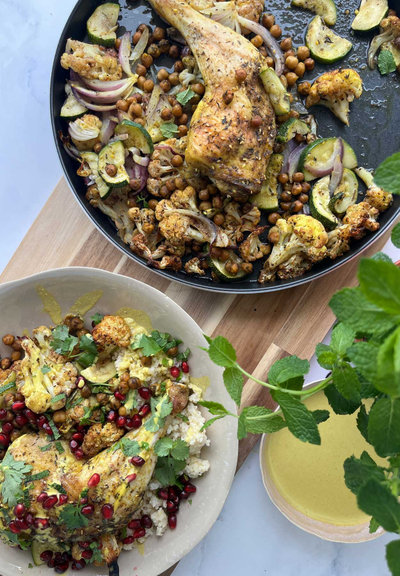 La salade de boulghour chaude de Chloé ingredients