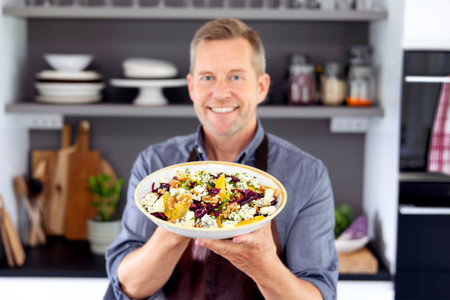 Varm rödkålssallad med apelsin, valnötter och ädelost - step5