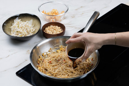 Pad thaï aux scampis - step11