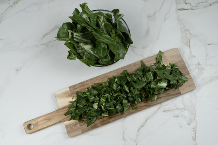 Gevulde focaccia met snijbiet - step5