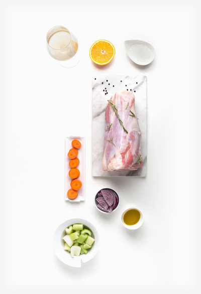 Teleća koljenica s narančom i ružmarinom ingredients