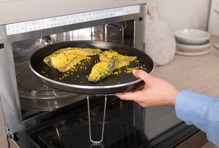 Trenzas de lubina con nueces y salsa de mango - step7
