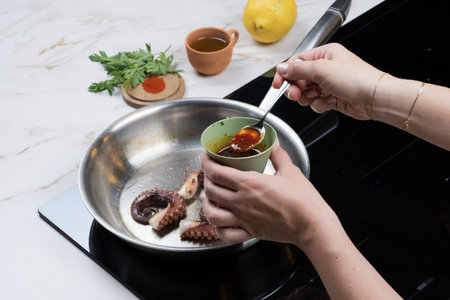 Poulpe grillé - step6