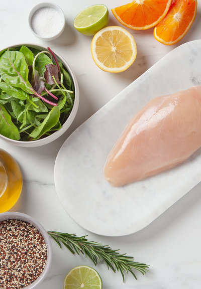 Sweet and Sour Chicken Salad - Cooked with Whirlpool's Dual Crisp function ingredients