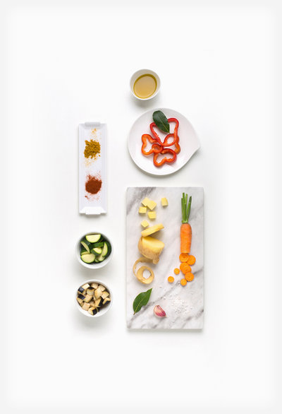 Zeleninové Ratatouille ingredients