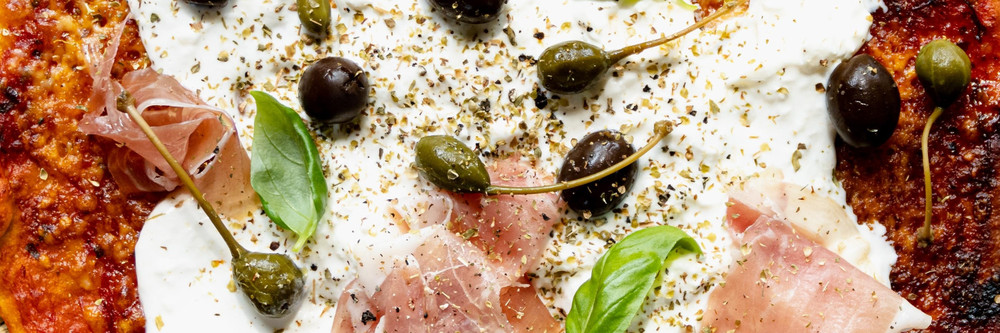 Francine's Burrata pizza met Crisptechnologie main image