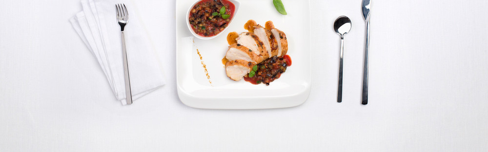 Saus van aubergines en courgettes main image