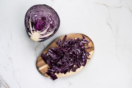 Rodekool met appels - step1