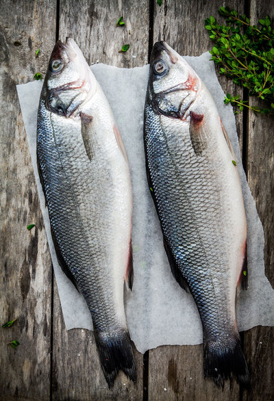 Filetes de peixe no forno ingredients