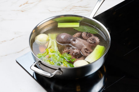 Poulpe grillé - step2