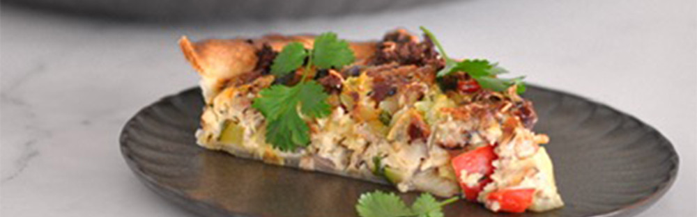 Marie’s quiche met pittig gehakt main image