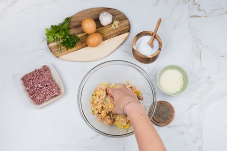 Gehaktballetjes - step1