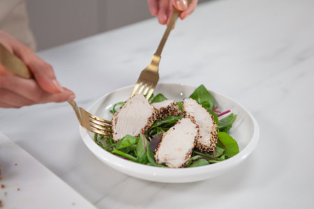 Sweet and Sour Chicken Salad - Cooked with Whirlpool's Dual Crisp function - step6