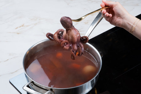 Poulpe grillé - step3