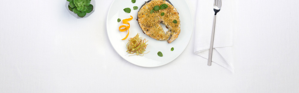 Svärdfisk med Krispig Mandel main image