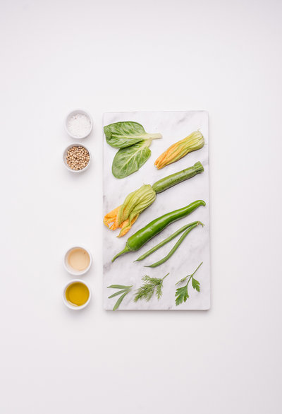 Szezonális zöldségmozaik ingredients