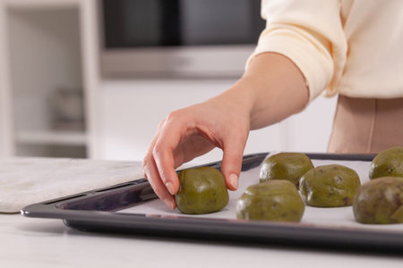 Keksići s matchom - step8