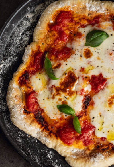 Pizza margherita ingredients