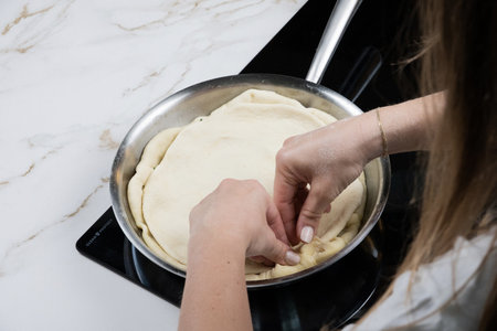 Gevulde focaccia met snijbiet - step9