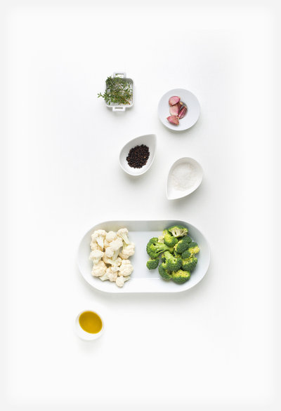 Broccoli- och Blomkålsmos med Timjan ingredients